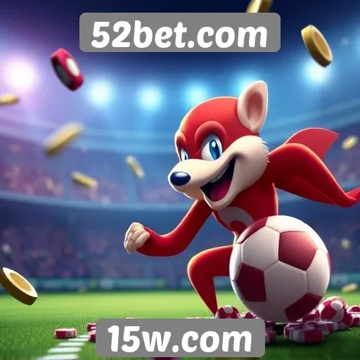 Recursos promocionais disponíveis no site 52bet.com